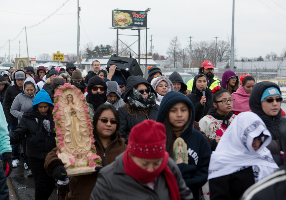 Procession for Our Lady of Guadalupe